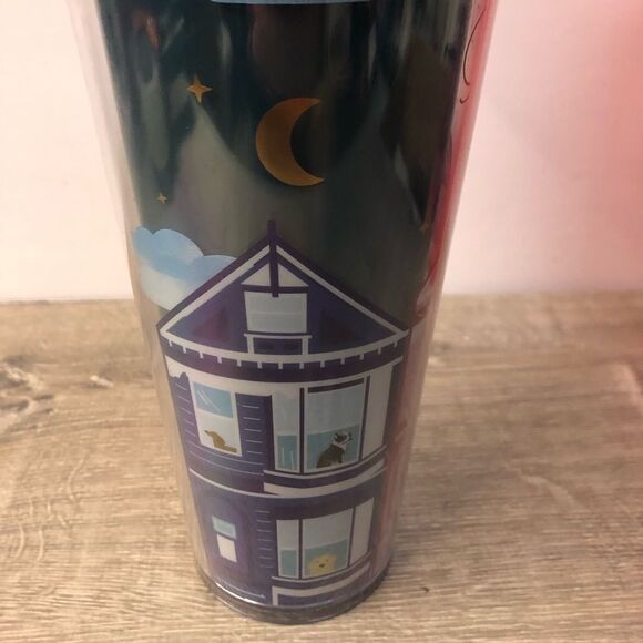 Starbucks San Francisco Painted Ladies Large 24 Oz Cold Cup Tumbler with Straw - Picture 6 of 9